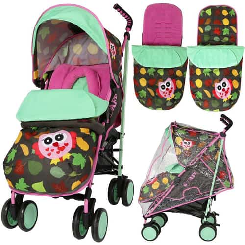 iSafe Stroller - Complete (Owl & Leaf )