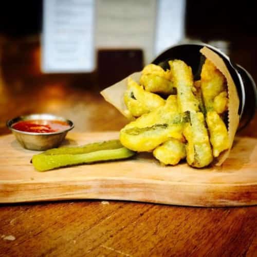 Deep Fried Pickles aka Frickles, Vegan and Super Tasty