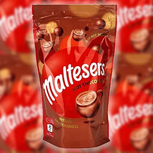 8 X MALTESERS INSTANT DRINKING HOT CHOCOLATE 140G PACKS