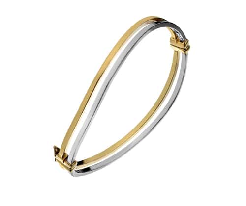 Large range of 9ct Gold Bangles from Callibeau Jewellery