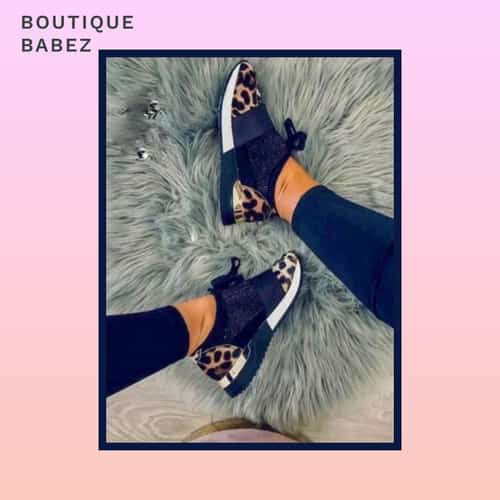 Cassie Leopard Trainers £27.99