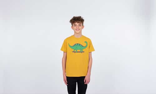 Kids Skating Dino Tee