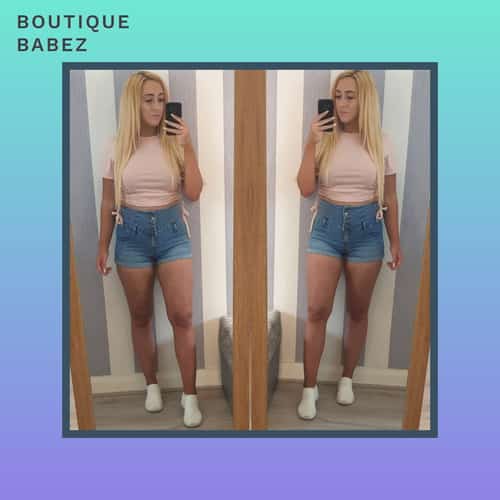 High waisted gem shorts £21.99
