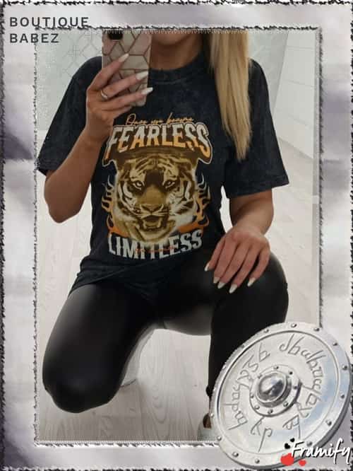 Oversized Fearless Tee £17.99