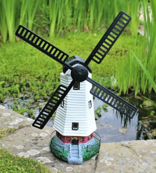 Solar Powered Garden Windmill Light up Ornament