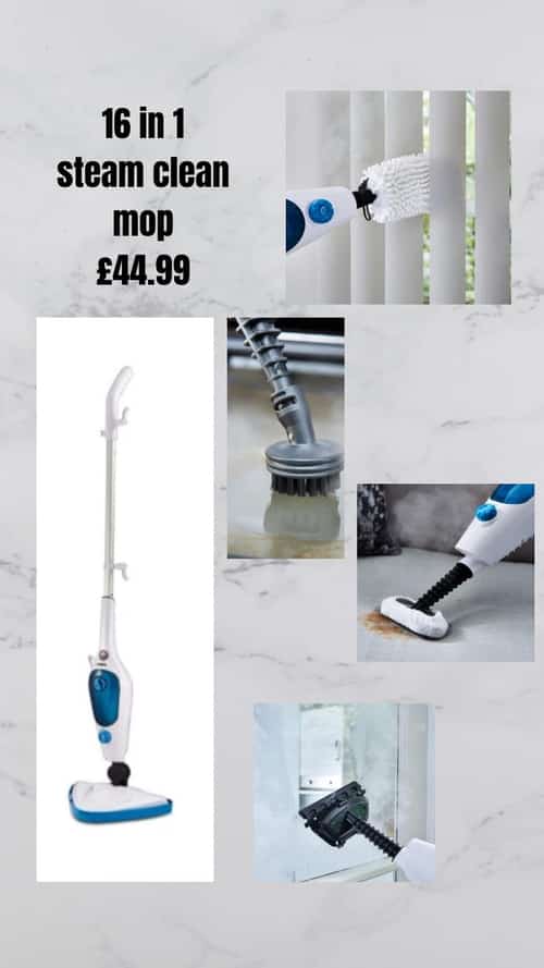 16 in 1 steam clean mop