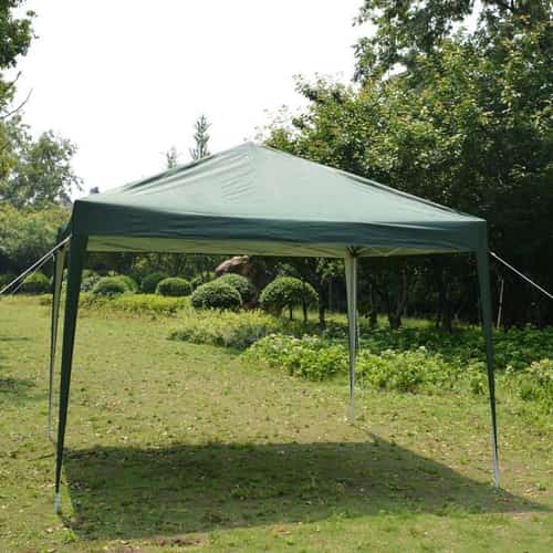 3 x 3m Practical Waterproof Right-Angle Folding Tent Green