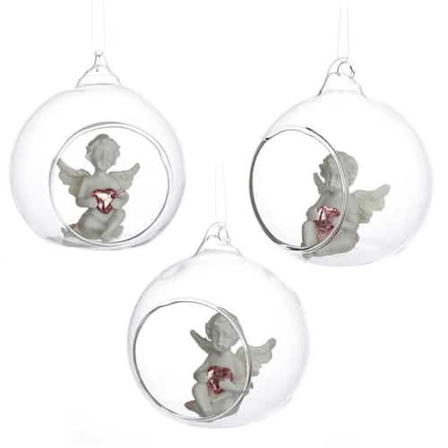 Collectable Peace of Heaven Cherub - Sweet Dream Glass Bauble Free Postage