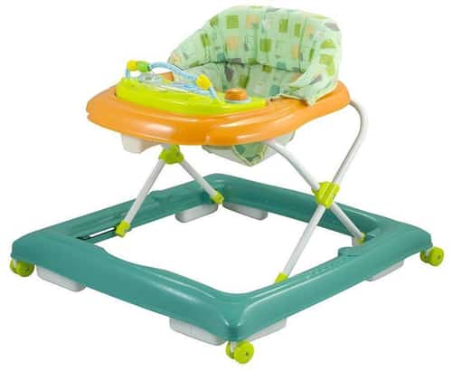 ISAFE PLAY TIME BABY WALKER - GREEN/ORANGE