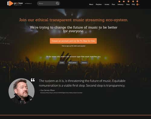 Join a new ethical Music Streaming Platform - and get rewarded