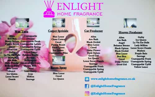 10% discount available at Enlight Home Fragrance