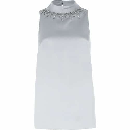 £2.00 Brand Name Sleeveless Jewel Neck Top