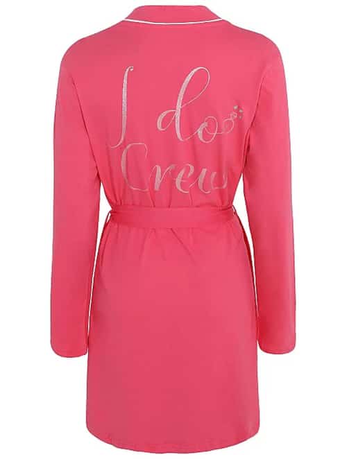 £4 Dressing gown 'I DO CREW'