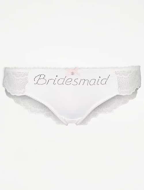 £1 Bridesmaid Briefs in Gift Bag