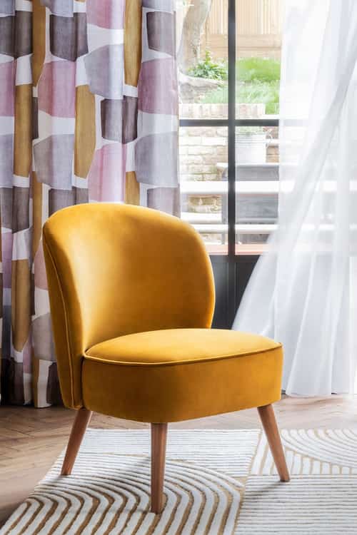 Zola Accent Chair With Mid Legs - £150.00!