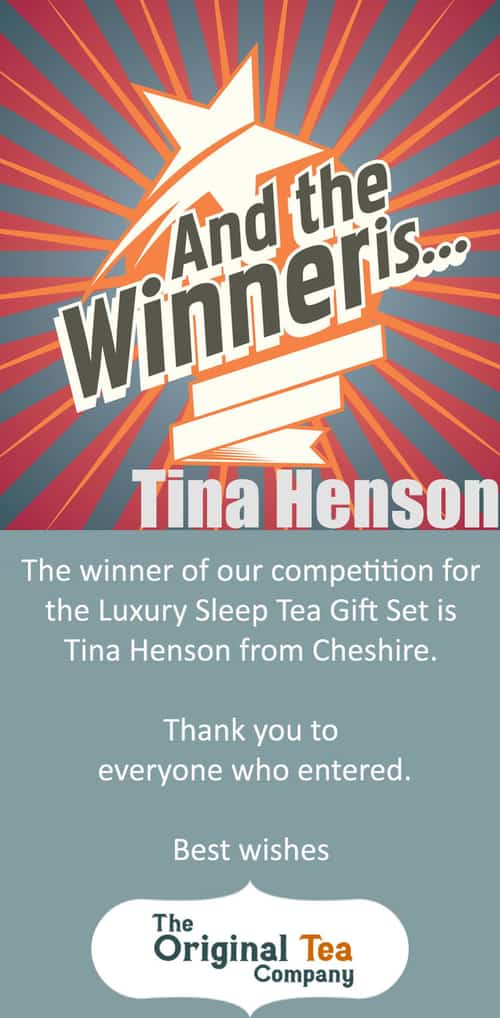 Winner of Luxury Sleep Tea Gift Set