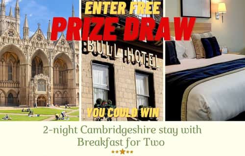 Win  2 Day Stay in 5 Star Cambridgeshir Hotel
