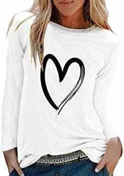 Women's T-Shirt Round Neck Short Sleeve Solid White Tops Fashion Print Blouses Summer Dress Polo
