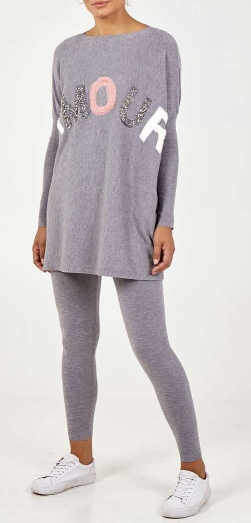 Luxury Amour Grey Lounge set