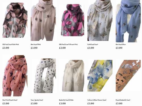 Gorgeous Ladies Scarf Selection
