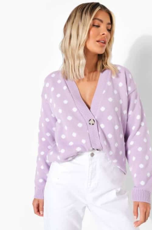 GET 20% OFF - Polka Dot Cardigan!