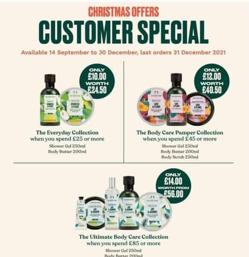 Christmas scents offer