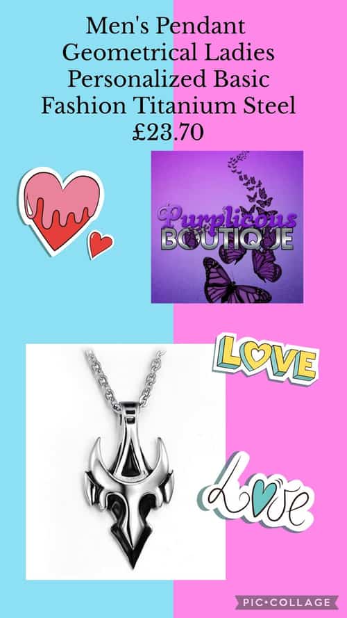 Men's Pendant Geometrical Ladies Personalized Basic Fashion Titanium Steel £23.70