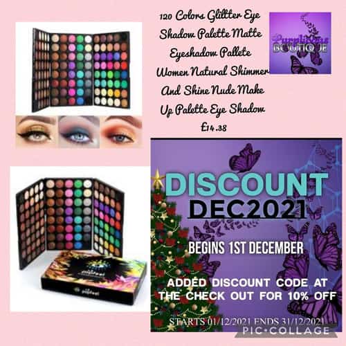 120 Colors Gliltter Eye Shadow Palette Matte Eyeshadow Pallete £14.38