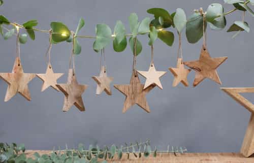 Save on Chana Mango Wood Decorations - Stars