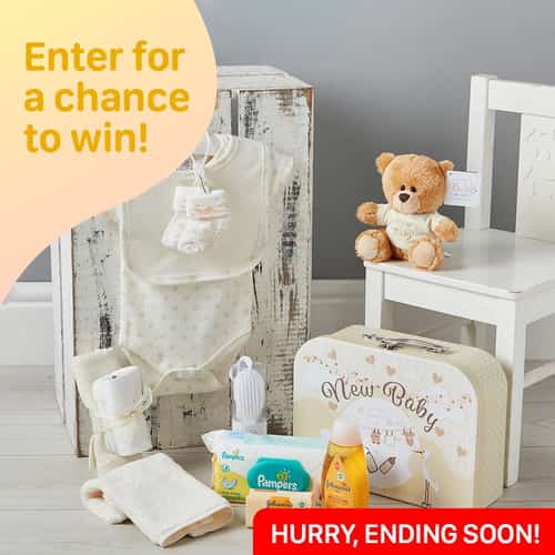 WIN a Johnson's Newborn Baby Essentials Hamper