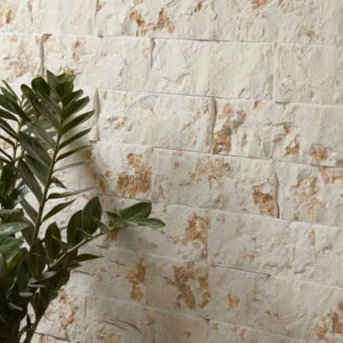 Rockface Brick Bergamo Limestone Tiles