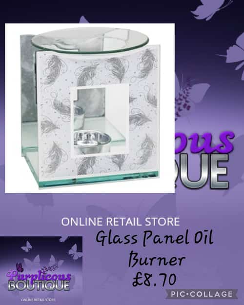Glass Panel Oil Burner £8.70