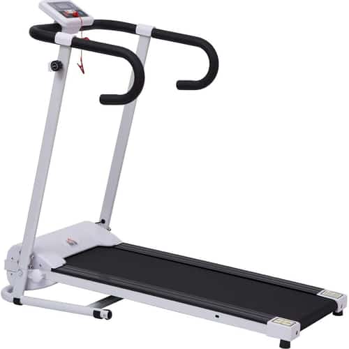SAVE 19% - Electric Motorised Folding Treadmill - White!