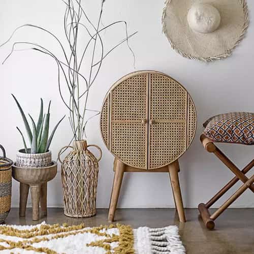 SAVE - Bloomingville Rattan Otto Cabinet