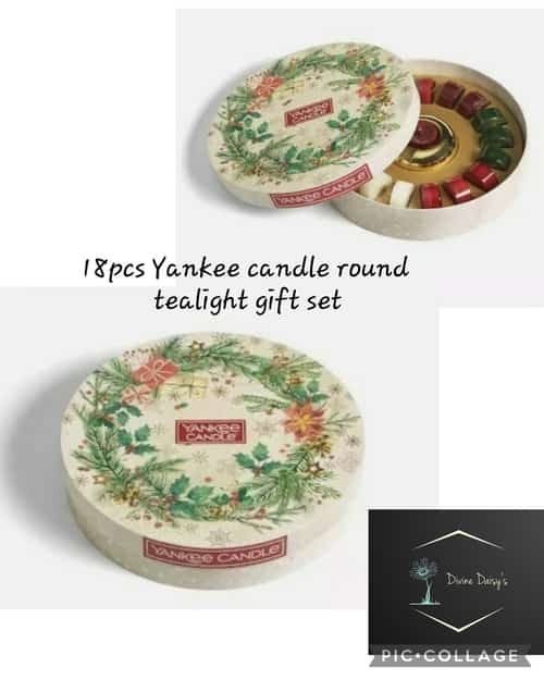 18pcs Yankee candle round tealight gift set