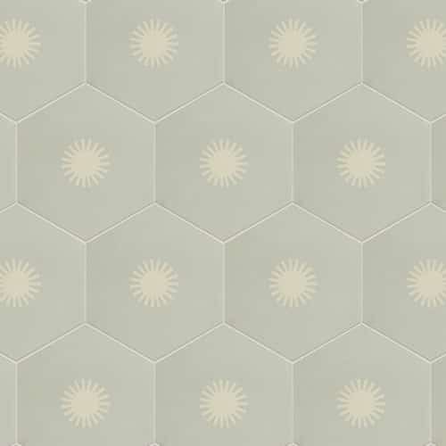 Outlet – Jigsaw Sun Encaustic By Neisha Crosland Pebble Grey £27 per sq.m