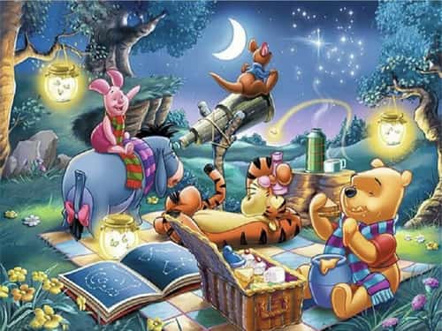 Picnic by the moon 5D Diamond DIY Painting