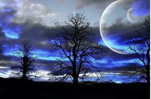 Blue Moonlight 5D DIY Diamond Painting
