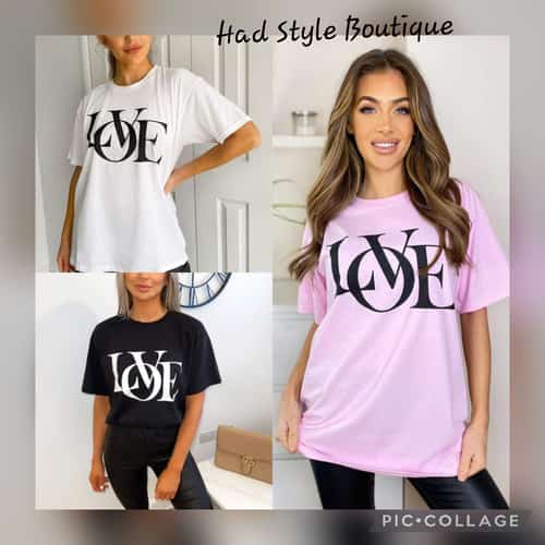 Oversized LOVE T Shirt