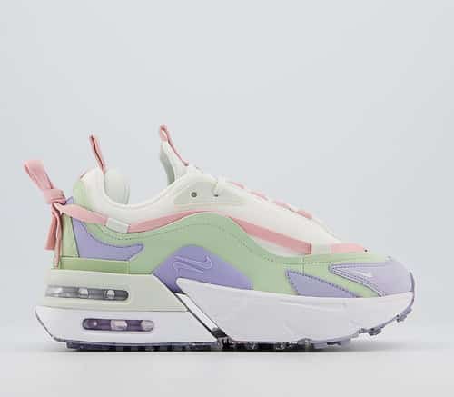 Air Max Furyosa Trainers Summit White Purple Dawn Honeydew Spruce Aura Pink - £135.00!