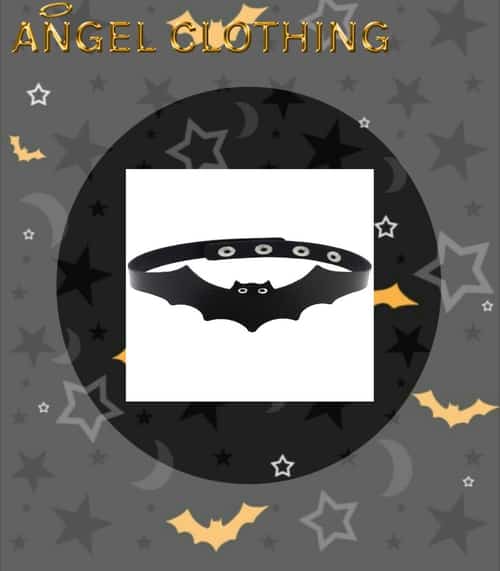 GOTHIC BAT CHOKER 5 AVAILABLE