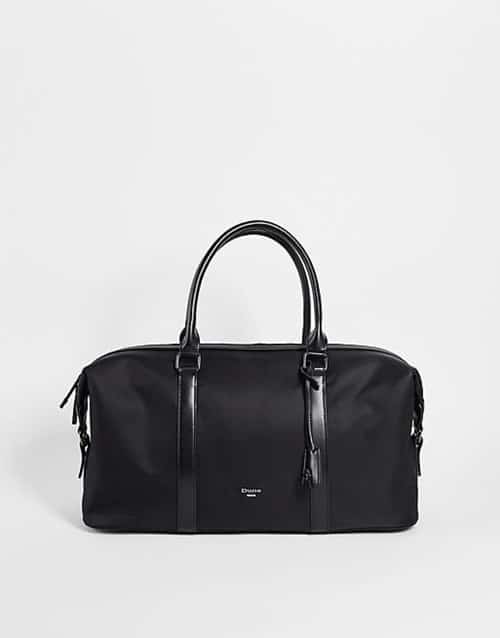 SAVE 43% - Dune shoulder strap holdall in black!