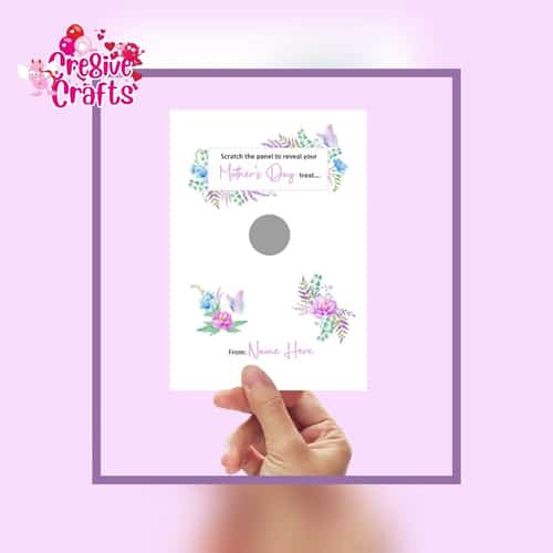 #1308 - Mother's Day Scratch Card
