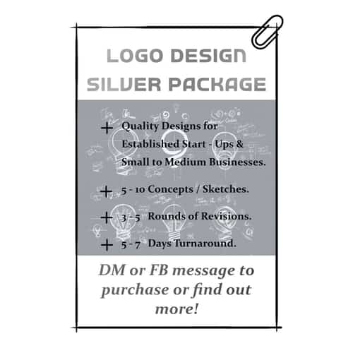 design you a logo - silver package £100.00!