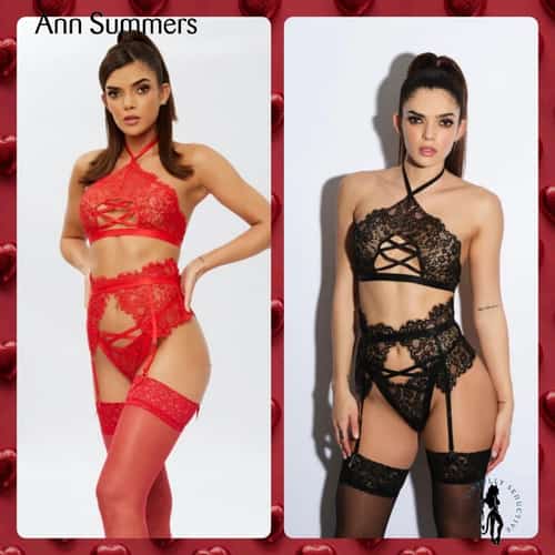 Lyra 3PC Crotchless Set