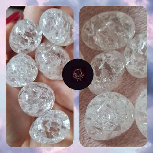 Fire & Ice Quartz Eggs