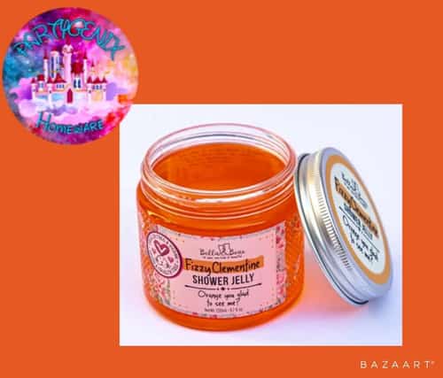 6.7 oz Fizzy Clementine Shower & Bath Jelly