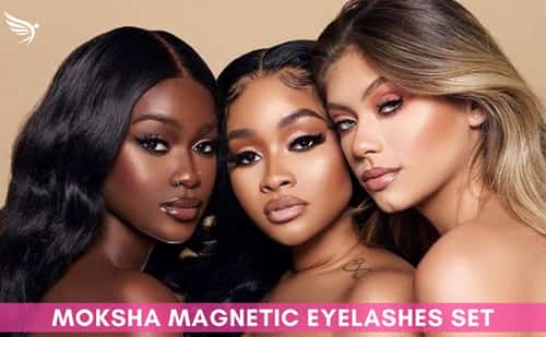 5 Pairs Premium Magnetic Lashes and Eyeliner Set for Under £20