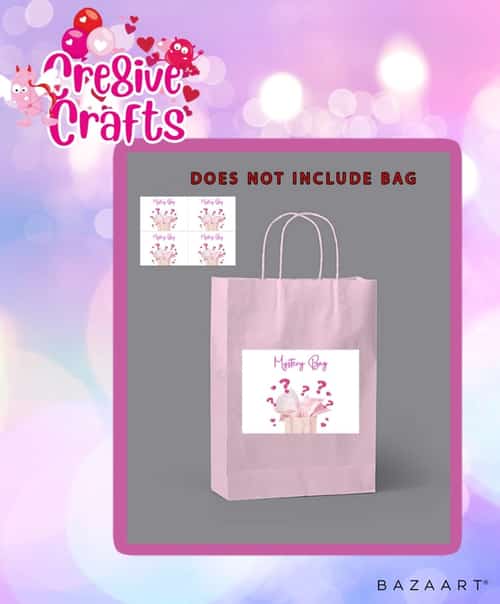 #1345 - Mystery bag 4 x Bag labels