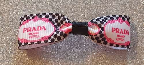 Baby Girls Prada Mini Hairbow or Headband